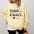 Leopard Baseball Mom Mama Mommy Sport Comfort Colors Sweatshirt Blue Spruce
