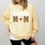 Loud And Proud Baseball Mom Leopard Mama Loves Comfort Colors Sweatshirt Blue Spruce