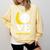 Love Bananas Banana Baseball Comfort Colors Sweatshirt Blue Spruce