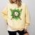 Lucky Shamrock Baseball Gloves Drip St Patrick's Day Boys Comfort Colors Sweatshirt Blue Spruce