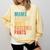 Moms Against Baseball Pants Baseball Mom Retro Comfort Colors Sweatshirt Blue Spruce
