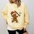 Oh Snap Gingerbreadman Baseball Christmas Men Boys Toddlers Comfort Colors Sweatshirt Blue Spruce