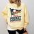 Pat's Pocket Pancakes Flag Baseball On Pancake Comfort Colors Sweatshirt Blue Spruce