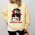 Peru Baseball Mom Messy Bun Comfort Colors Sweatshirt Blue Spruce Peru Baseball Mom Messy Bun Comfort Colors Sweatshirt Blue Spruce