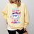 Respect The Drip Baseball Bat Sunglasses Mascot Comfort Colors Sweatshirt Blue Spruce