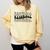 Retro Baseball Mama Groovy Baseball Mom Comfort Colors Sweatshirt Blue Spruce
