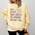 Retro Eat Sleep Take Kids To Sports Repeat Game Day Baseball Comfort Colors Sweatshirt Blue Spruce