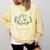 Safety Harbor Leviathans Retro Baseball Monster Comfort Colors Sweatshirt Blue Spruce