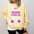 Self Expression Cool Baseball Mom Positive Thinking Comfort Colors Sweatshirt Blue Spruce