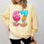 Six Seven 6-7 Baseball Ice Cream Drip 67 Meme Hands Comfort Colors Sweatshirt Blue Spruce
