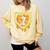Six Seven 67 Meme Gen Alpha Slang Baseball 101 Comfort Colors Sweatshirt Blue Spruce