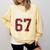 Six Seven Meme Boys Girls Kids 67 Baseball Jersey Comfort Colors Sweatshirt Blue Spruce Six Seven Meme Boys Girls Kids 67 Baseball Jersey Comfort Colors Sweatshirt Blue Spruce