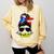 Softball Mom Puerto Rican Mom Spanish Baseball Mom Tote Comfort Colors Sweatshirt Blue Spruce