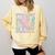 Somebody's Loud & Proud Baseball Mom Mama Sport Cute Comfort Colors Sweatshirt Blue Spruce