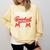 Somebody's Loud Mouth Baseball Mom Mama Premium Comfort Colors Sweatshirt Blue Spruce