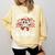 Sorry Ladies My Heart Belongs To Baseball Boy Kids Comfort Colors Sweatshirt Blue Spruce