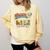 Spring Training 2026 Retro Postcard Baseball Premium Tri-Blend Comfort Colors Sweatshirt Blue Spruce