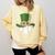 St Patricks Day Shamrock Baseball Saint Paddy's Kids Boys Comfort Colors Sweatshirt Blue Spruce