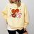 Valentines Baseball Basketball Football Heart Boy Men Comfort Colors Sweatshirt Blue Spruce