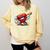 Valentines Day Baseball Dabbing Red Heart Love Boys Comfort Colors Sweatshirt Blue Spruce