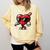 Valentines Day Baseball Heart Bat Sunglasses Men Boys Kids Comfort Colors Sweatshirt Blue Spruce