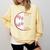 Warning Baseball Mom Will Yell Loudly Comfort Colors Sweatshirt Blue Spruce
