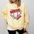Warriors Home Plate Baseball Sports Baseball Mom Comfort Colors Sweatshirt Blue Spruce