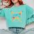 10 Years Old 10th Birthday Baseball Ice Cream Dripping Boys Comfort Colors Sweatshirt Butter