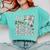 100 Days Of School Baseball 100th Day Of School Coquette Bow Comfort Colors Sweatshirt Butter