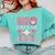 100 Days Of School Baseball 100th Day Of School Girls Comfort Colors Sweatshirt Butter
