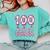 100 Days Of School Baseball Ice Cream Drip 100th Day Boys Comfort Colors Sweatshirt Butter
