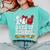 100 Days Of School Cute Bow Baseball Boy Girl Teacher Comfort Colors Sweatshirt Butter