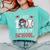 100 Days Of School Dabbing Baseball Hit Student Kids Boys Comfort Colors Sweatshirt Butter