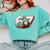 6 7 Six Seven American Baseball Graphic Comfort Colors Sweatshirt Butter