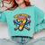 I Was 6 Now I'm 7 Dripping Ice Cream Baseball 67 Drip Comfort Colors Sweatshirt Butter
