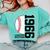 60th Birthday Baseball Limited Edition 1966 Comfort Colors Sweatshirt Butter