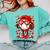 67 Baseball Drip Valentine's Day Comfort Colors Sweatshirt Butter
