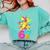 67 Baseball Ice Cream Six Seven Dabbing Banana Comfort Colors Sweatshirt Butter