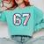 67 Sports Meme – Baseball Number 6 7 Comfort Colors Sweatshirt Butter 67 Sports Meme – Baseball Number 6 7 Comfort Colors Sweatshirt Butter