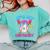 8th Birthday Baseball 8 Year Old Ice Cream Drip Boy Baseball Comfort Colors Sweatshirt Butter