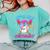 9th Birthday Baseball 9 Year Old Ice Cream Drip Boy Baseball Comfort Colors Sweatshirt Butter