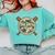 Baseball 100th Day Of School Camouflage Comfort Colors Sweatshirt Butter
