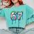 Baseball 67 Six Seven Gen Alpha Meme Blue Drip Boys Comfort Colors Sweatshirt Butter