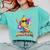 Baseball Banana Splatter Sports Kids Teens Comfort Colors Sweatshirt Butter