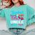 Baseball Or Bows Uncle Loves You Gender Reveal Comfort Colors Sweatshirt Butter
