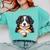Baseball Dog Men & Women Comfort Colors Sweatshirt Butter Baseball Dog Men & Women Comfort Colors Sweatshirt Butter