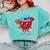 Baseball Drip Ice Cream Valentines Day Baseball Sport Boys Comfort Colors Sweatshirt Butter