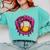 Baseball Drip Pink Glove Respect The Drip Youth Boys Girls Comfort Colors Sweatshirt Butter