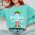 The Baseball Elf Christmas Sport Lovers Xmas Elf Comfort Colors Sweatshirt Butter