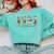 Baseball Goose Baseball Silly Goose Game Day Sports Comfort Colors Sweatshirt Butter